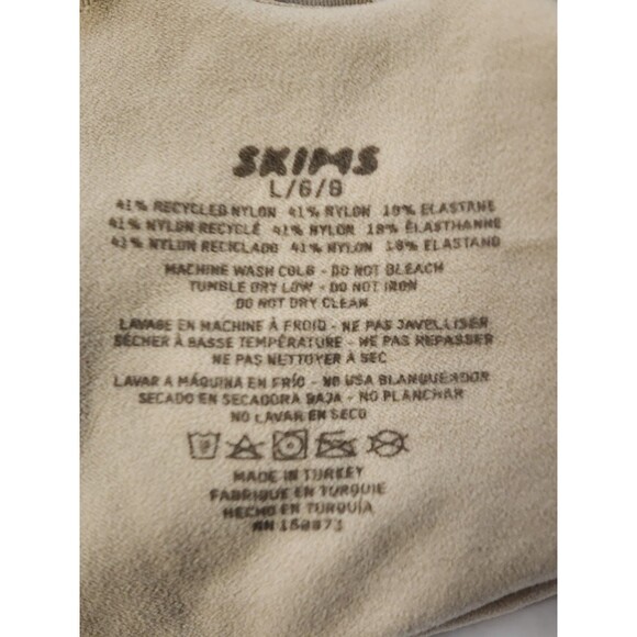 Skims Mid Thigh Bodysuit Womens Large Clay Open Gusset BBL NWOT - Picture 6 of 9